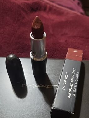 MAC Cosmetics Satin Lipstick in Deep Berry Brown
